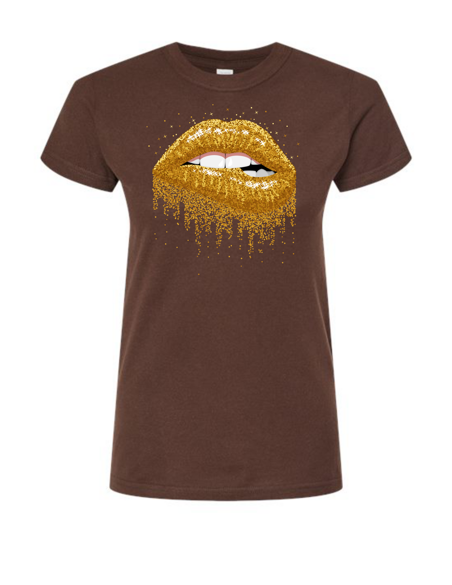 Glitter Lips Women Tshirt
