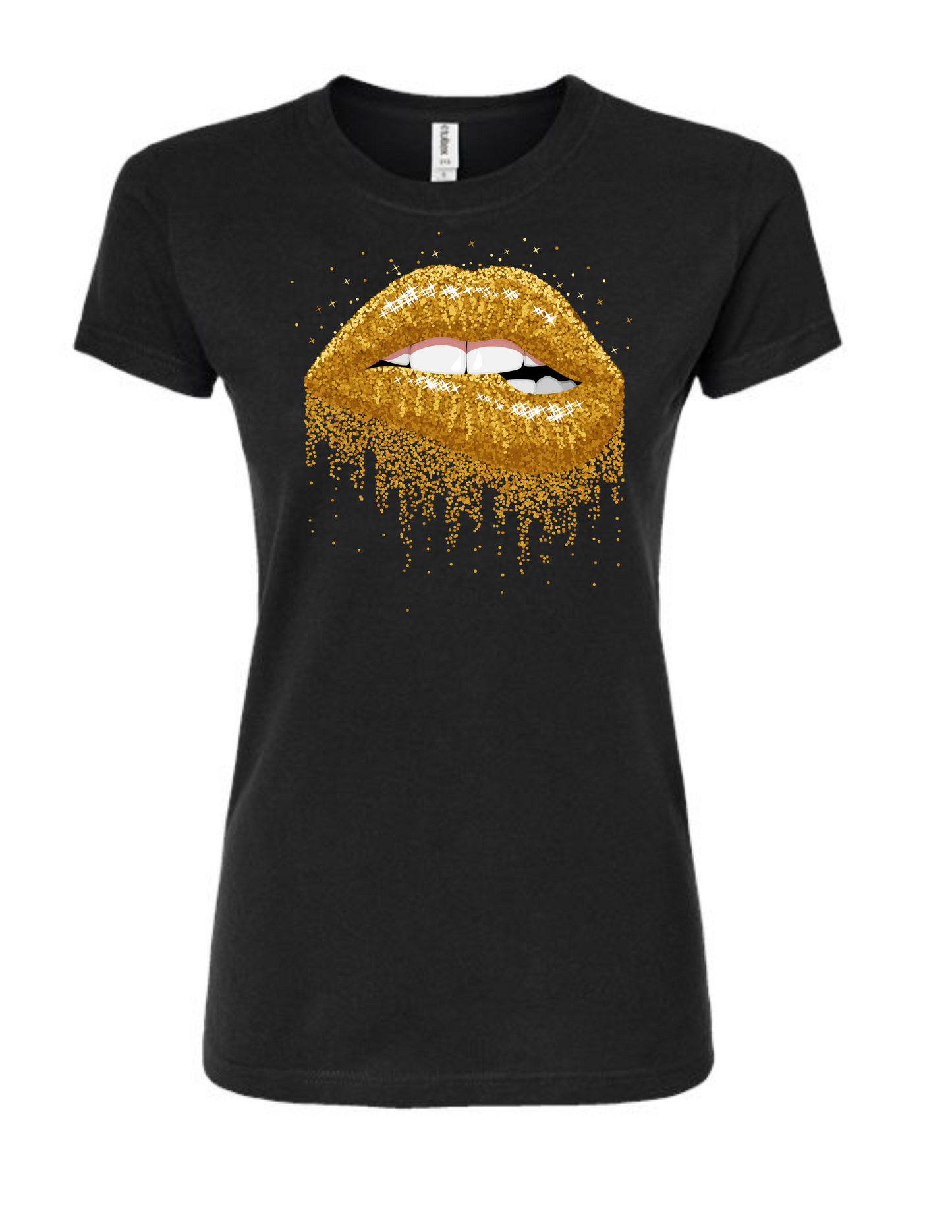Glitter Lips Women Tshirt