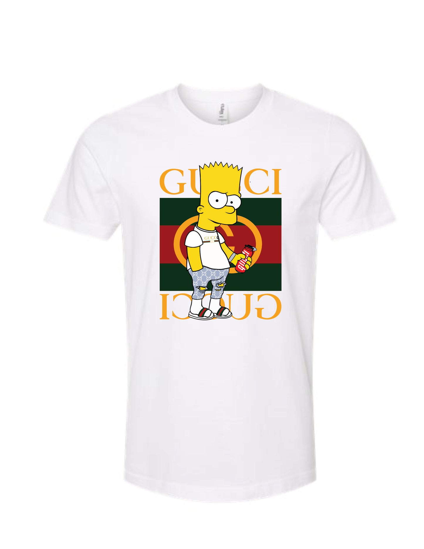 Fancy Gucci-style Bart Simpson