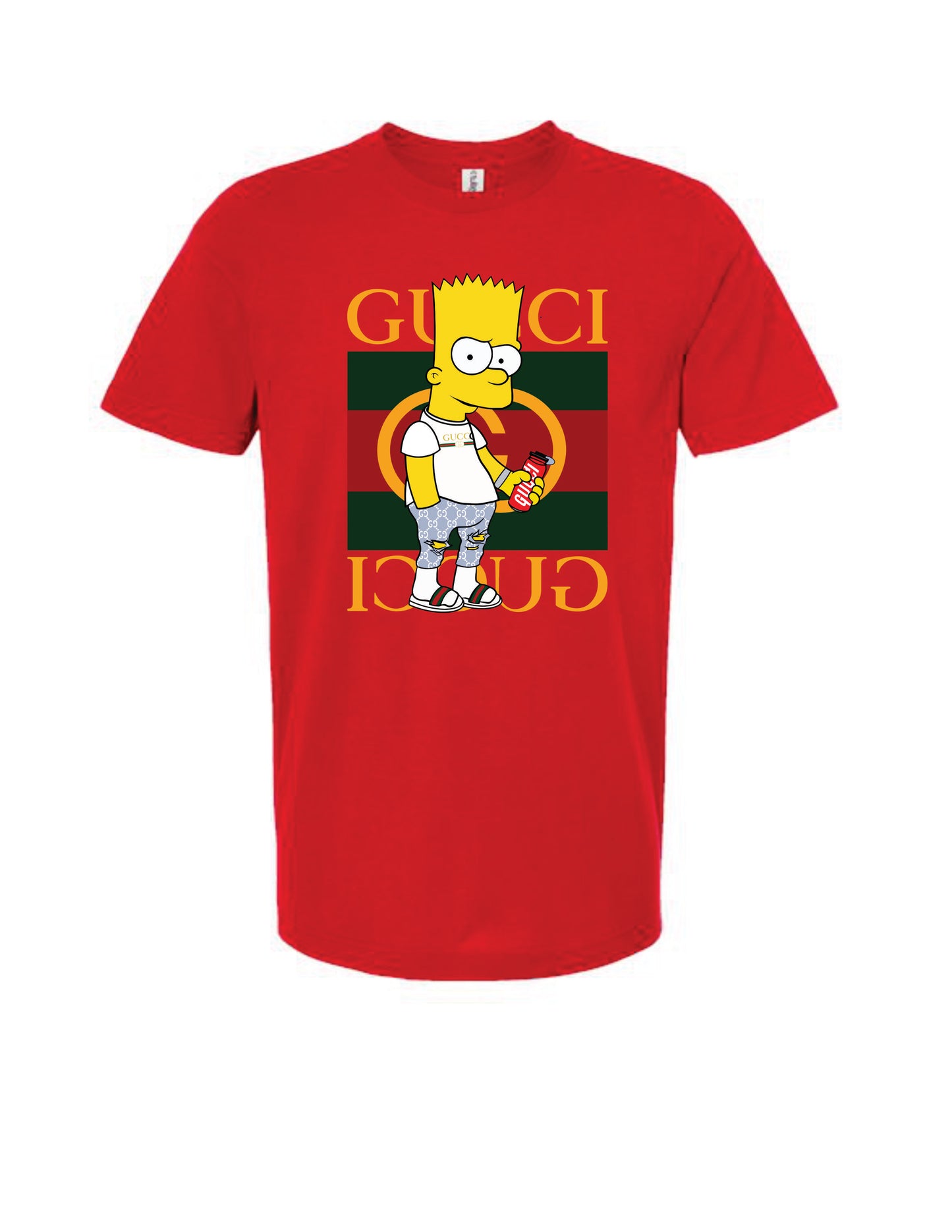 Fancy Gucci-style Bart Simpson
